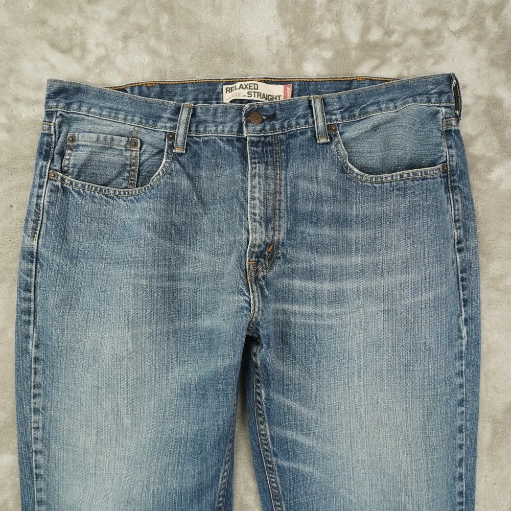 Levis 559 Jeans Mens‎ 38x30 Relaxed Straight Leg Denim Pants Medium Wash Y2K